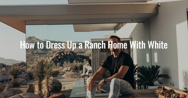 ranch home with white